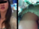 【顔出し】都会の美女のパンティ34
