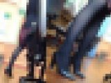 黒パンストの美人先生