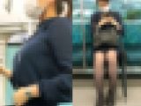 黒ストッキングがスケベすぎるセレブ風巨乳美女