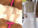 #108  エスカで絶景をじっくりと…。シリーズ初の勝負”T”を撮られちゃったデート美女の逆さ撮り風景