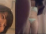ショートカットでキュートな美少女JD！ワンピースをめくり上げるブラ＆ひもP丸見え奇跡の瞬間と逆さ清楚Pを見せてくれた！