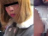【顔出し】都会の美女のパンティ53