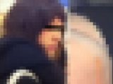 【顔出し】都会の美女のパンティ56