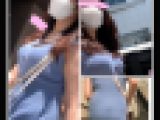 【セクシー淫乱女】清楚でドエロいセクシーニットワンピース！スリム体型でプリっぷりのエロいお尻が淫乱すぎる【620】