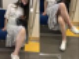 【対面フェチ】美人お姉さん【ナマ脚・ブラ透け】