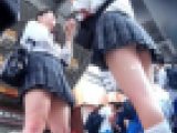 【高画質修正版】 街撮り！制服/私服パンチラ　～今風GALの下半身を狙い撃ち！～ vol.10