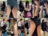 ★再販品　６人のJK風の逆さ見せパンチラ動画　Ｓ０３２