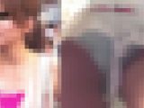 【顔出し】都会の美女のパンティ159