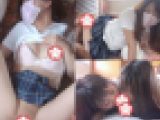 明里ちゃんが友達の目の前で大漁に潮吹いたど～！ハチャメチャのハメハメ祭り！驚愕！びっくり放心！①