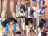 素人パンチラ in 自宅で個人撮影会 vol.124 へそ出しスチュワーデス服☆美人新妻ゆりさん「旦那がいるのに。。。ぁんっ?　