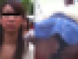 【顔出し】都会の美女のパンティ180