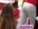 OL151☆長身美人！美容部員さんのパツパツお尻に浮かぶオシャレPラインに大興奮^ ^