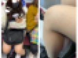 美人お姉さんのエロ過ぎる接近真上からのパンスト美脚613
