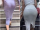 【2名・最高の見応え！セレブ美女のニットワンピース着衣尻】