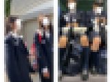 2組の仲良しJK風制服美女の背面・対面エロ過ぎるミニスカ生脚364