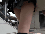 超ミニ埼玉某駅の激ミニちゃんパステルグリーンパンツ編前編