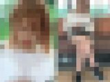 スケベすぎる生脚を組んで見せつける可愛いギャル女子大生