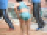 【4K動画】美形顔とハプニング連発の選手の幅跳び