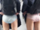 LJK2人組 撮バレ→フェラ抜き神展開。最後はお口でお掃除。