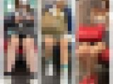 スマホに夢中な3名の美人お姉さんの対面エロ過ぎるパンスト美脚673