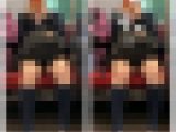 S級JK風制服美女の対面エロ過ぎるミニスカ生脚389