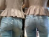 セクシーデニム19＊長身スレンダーお姉さんのデニム尻