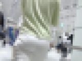 【HD高画質】 通勤OL　白ピタパン