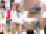 【NEW高画質カメラ撮影】国宝級!!激カワショップ定員②　透けた激エロTバックから剛毛マン毛とおマ●コが丸見え！下着が全見えしち