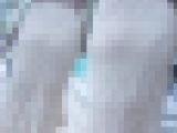 美＊パンティーライン通信＊レース編みスカートの白パン透け巨尻お姉さん