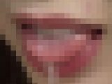 【口/唇/舌/唾フェチ】『カメラをフェラチオって何なの？』フェラ大好き金髪ギャル 歯磨き/歯間ブラシ/キス