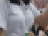 0015街撮り可愛い系ギャルの柔乳並走からのバレガン見