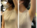 美人OLお姉さんの超接近エロすぎる脇全開29