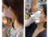 2名の美人お姉さんの超接近エロすぎる胸元・胸チラ705