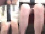 [4K動画][顔出し]超至近距離鳥!!ボックス席!!超かわいい子の白Ｐ、透けてるとこまで見えてます～電車からの風景～