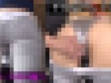 デカ尻レギンス女子の尻弄り（2） むっちり巨尻お触り、生パンティーのワレメ愛撫編