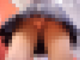 JK逆さ撮り File.009　青チェJKのピンク生パンチラ