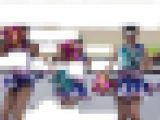 ノースリ青ユニ青アンが最高なKチアダンス演技　アイドル並みKチアの可愛いアン〇コが全開②