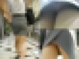 【枕営業の生保レディ再び4】嘘みたいなフロントスリットタイスカ尻とパンチラ