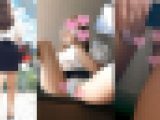 ムチムチのデカケツをくぱぁ！カメラチラチラ見ながらお下品に脚を開いちゃうイケナイお嬢様！_TPC-055