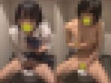 デパートのトイレでこっそりオナニーしちゃうJK94
