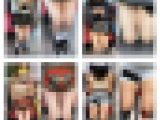 ４名の美人お姉さんの真上からのエロ過ぎる生脚美脚733