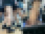 ＜街撮#19＞激ミニ青チェJKのむっむむちでエロい太もも