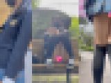JK盗撮日記29 続・青チェックミニマムロリロリツインテJKを野外で盗撮【※声出し有り】