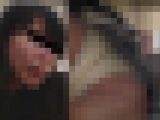 【顔出し】 パンチラ198 ストッキング越しに白いパンティ