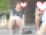 お座りお姉さん発見！！（ＦＨＤ）大変です！！パンツが見えてますよ８４