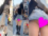 【4K60P街撮り】お尻見えてる?超激ミニスカ清楚系女子☆☆☆