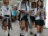制服女子街撮り23　ルーズソックスを履いてるJK