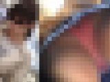 【勃起注意】パンチラカメラ 021 ストッキング越しにピンクのパンティ
