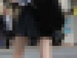 制服女子街撮り39 モデル体型の美女