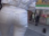 【FHD高画質】形も履きこなしも超一流 白パンギャル